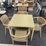Tuinset Simon, zwart, beige